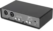 Suesacy Audio Interface Sound Card 24-Bit/192KHz AD Converter for Electric Guitar Live Recording Professional Studio Singing