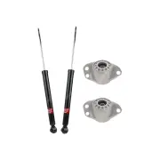 2 Rear KYB Shock Absorbers + Strut Top Mount Kit for Audi A1 8X TFSI TDI 10-ON