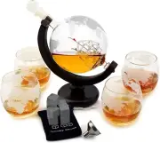 RexX 30oz Liquor Decanter Set - Whiskey Decanter - Glass Decanter with Gift Box