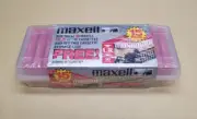 Maxell UR90 Normal Bias Cassette Tapes Sealed Old Stock Blank Sealed + RARE CASE