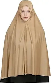 [Hophor] Muslim Islamic Ramadan Women's Elegant Modest Scarf Soft Lightweight Jersey Hijab Long Hijabs