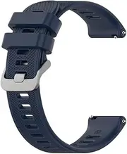 [DJDLFA] 20mm Silicone Wristbands For Garmin Forerunner 158 55 245 245M 645 Vivoactive 3 WatchBand Sport Bracelet For Garmin Venu Strap