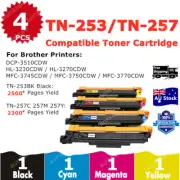 4x Compatible Toner TN253 TN257 TN-253BK TN-257 For Brother HL-3230CDW HL3270W
