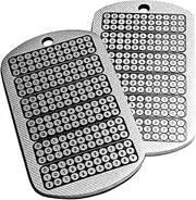 Metal Seed Word Backup - Backup Your Crypto Compatible with Hardware Wallet Small Stainless Steel Metal Seedword Bitcoin Ethereum Litecoin Doge Shiba Solana and Other Web3 BIP39 Wallets CipherTag (2)