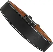 Squat Belt Chain Fitness Belt Elastic Bro Lumbar Belt Straps Running Belt Waist Corset Belt Buckle Pullup Weight Belt Ratchet Gurdle Belts Lifting Belt Cowhide Black