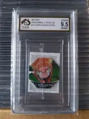 Dragon Ball Z 2001 SEALED Tazo Dizk CGA 9.5 Series 2 15/60 Super Saiyan Goten