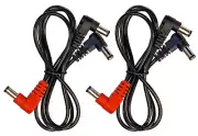 (2) Pack 2-Way Split Effects Pedal DC Power Cables for MXR DC Brick Power Supply