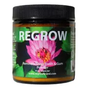 REGROW Remineralizing Tooth Powder - Whiter Teeth Naturally - Cleans Heals Pr...