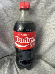 Share a Coke with Darius 2025 Personalized Gift Coca~Cola Bottle 20oz