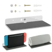 Wall Shelf Speaker Stand, Acrylic Wall Mount Display Shelf for Bluetooth