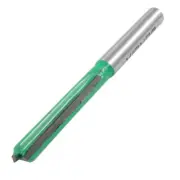 Woodworking 1/4" x 1/4" Double Flute Straight Router Bit Tool