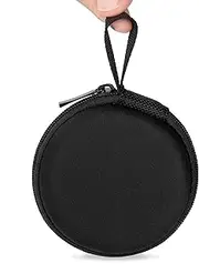 Ginsco Mini-Portable Hard Shell Earbuds Case for Apple EarPods Headphones USB-C Wired Ear Buds/Samsung Galaxy Wired Earbuds/JBL Endurance Run 2, Travel Case for Earphones and Earplugs