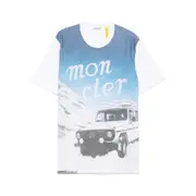 [Moncler X Mercedes-benz By Nigo] Moncler X Mercedes-benz By Nigo X Mercedes-Bens Graphic-print T-shirt S WHITE