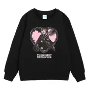 Taylor Swift the eras tour Taylor Swift concert surrounding print children's round neck print boys and girls sweatshirt-7 Black pattern 2 130cm