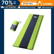 Self Inflating Mattress Camping Sleeping Mat Air Bed Pad Single Green Outd GREEN