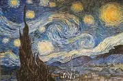 Starry Night By Vincent Van Gogh Poster 24 X 36