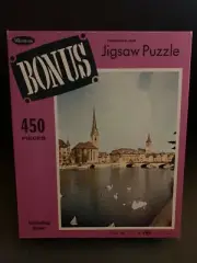 New Whitman Bonus "Zurich, Switzerland" Jigsaw Puzzle 450 Pieces