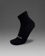 Performance Crew Grip Sock, 2XU, L, Black/White, Unisex