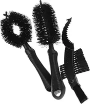 3Pcs Motorcycle Chain Cleaner Multi Purpose Bike Chain Brush for Bicycles Motorcycles Design with Two Sided Bristles for Cleaning