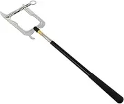 1Set Telescopic Boat Hook Heavy Duty Dock Hook with Threaded Attachment Portable Extendable Rod for Easy Storage for Mooring and Fishing