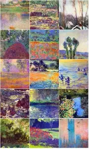 15 Separate Tiles Art Monet Ceramic Mural Backsplash Bath Decor Tile #319