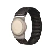 Nevenka Protective Case for Air Tag GPS Tracker Holder with Nylon Bracelet-Black
