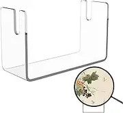 Fan Display Stand - Fan Display Holder, Handheld Fan Display - Transparent Acrylic Stand for 13 Inches Folding & Round Fans, Elegant and Sturdy Base Ideal for Home Décor & Fan-Showcasing