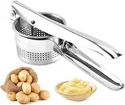 NEWLINE NY Stainless Steel Potato Presser Masher Ricer, Commercial Grade Tool to Press Mash Fruit or Food