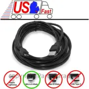 15ft long USB Micro 5pin Digital Camera/Phone/Charger/Sync/Data Cable/Cord/Wire