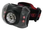 7 LED Head Light Flashlight Lamp 3 Way Switch Red White Bulbs Survival Camp Kits
