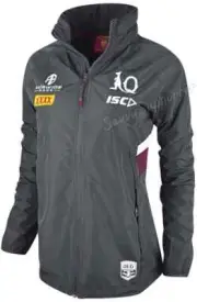 QLD Maroons NRL Ladies Wet Weather Jacket Sizes 8-18 BNWT