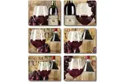 CINNAMON PLACEMATS CORK BACKED - SET OF 6
