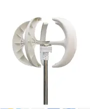 1000W Vertical Wind Turbine 12v 24V Vertical Axis Wind Generator VAWT Small Windmill Free Energy With MPPT Charging Controller