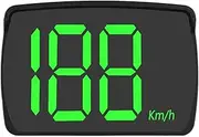 Digital Speedometer Display - Heads Up Display for Cars - HUD Km/H Speed Meter | Multi-Functional Real-Time MPH KMH GPS Speedometer | Real-time Speed Tracking Device for Truck Driving Racing Taxi
