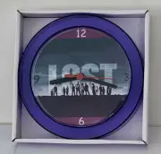 Lost 7" Purple novelty wall/desk clock Brand New
