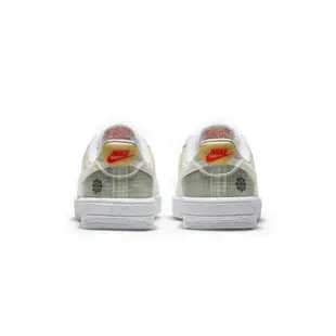 Nike Air Force1 Crater(PS) 中童 白 半透明 材質 風車logo 休閒鞋 DH4340-100