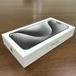 全新未拆 IPHONE 15 PRO MAX 256GB 白色鈦金屬