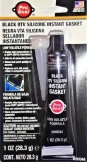 1X Pro Seal Black RTV Silicone Adhesive and Sealant, 500 F Performance