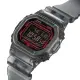 【CASIO 卡西歐】G-SHOCK 藍牙 經典方形/42mm/半透明 漸變透黑(DW-B5600G-1)