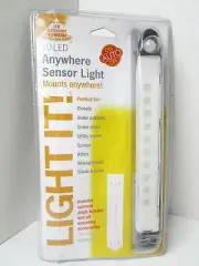 Fulcrum 10 LED Battery Operated Motion Sensor Light Great for Closets & Cabinet