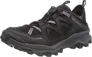 [MERRELL] Women's Speed Strike LTR Sieve Walking Shoe, Black, 6.5 US
