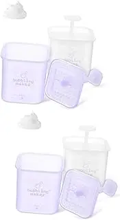 Beatifufu 2sets Foaming Face Wash Bubble Maker Men's Cleanser Foamer Face Wash Foamer for Men Easy-to-use Foam Maker Fine Bubble 2pcs*2