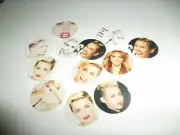 Pre Cut One Inch Bottle Cap Images! Miley Cyrus Mixed Images Free Shipping