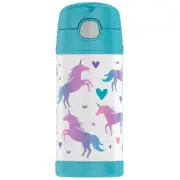 100% Genuine! THERMOS Funtainer 355ml Vacuum Insulated Beverage Bottle Unicorn!