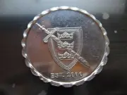 excalibur sword knight at movies 2002 Mardi Gras Doubloon new orleans