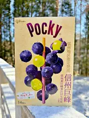 Nagano area limited Japanese Pocky Grape Taste ( big size)