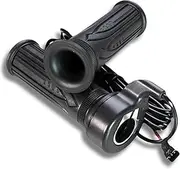 E Bike Full Twist Throttle 3 Pin, Electric Bicycle, Scooter, Ebike Right Hand, Left Hand Grip, SM JST Female Plug 12V 24V 36V 48V 52V 60V 72V & Fits a 22mm Handlebar