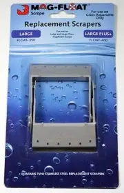 Mag-Float Replacement Scraper Blades for Large & Large+ 2 Pack