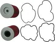 Motorcycle Oil Filter For GS650 81-82 GS650G 81-84 XN85D Turbo 83-86 GS700E 1985 GS750 77-82 GS750L 79-81 GS750SD 1983(2pcs)