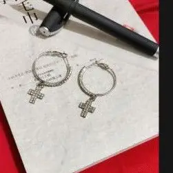 韓式造型耳環十字架耳環
